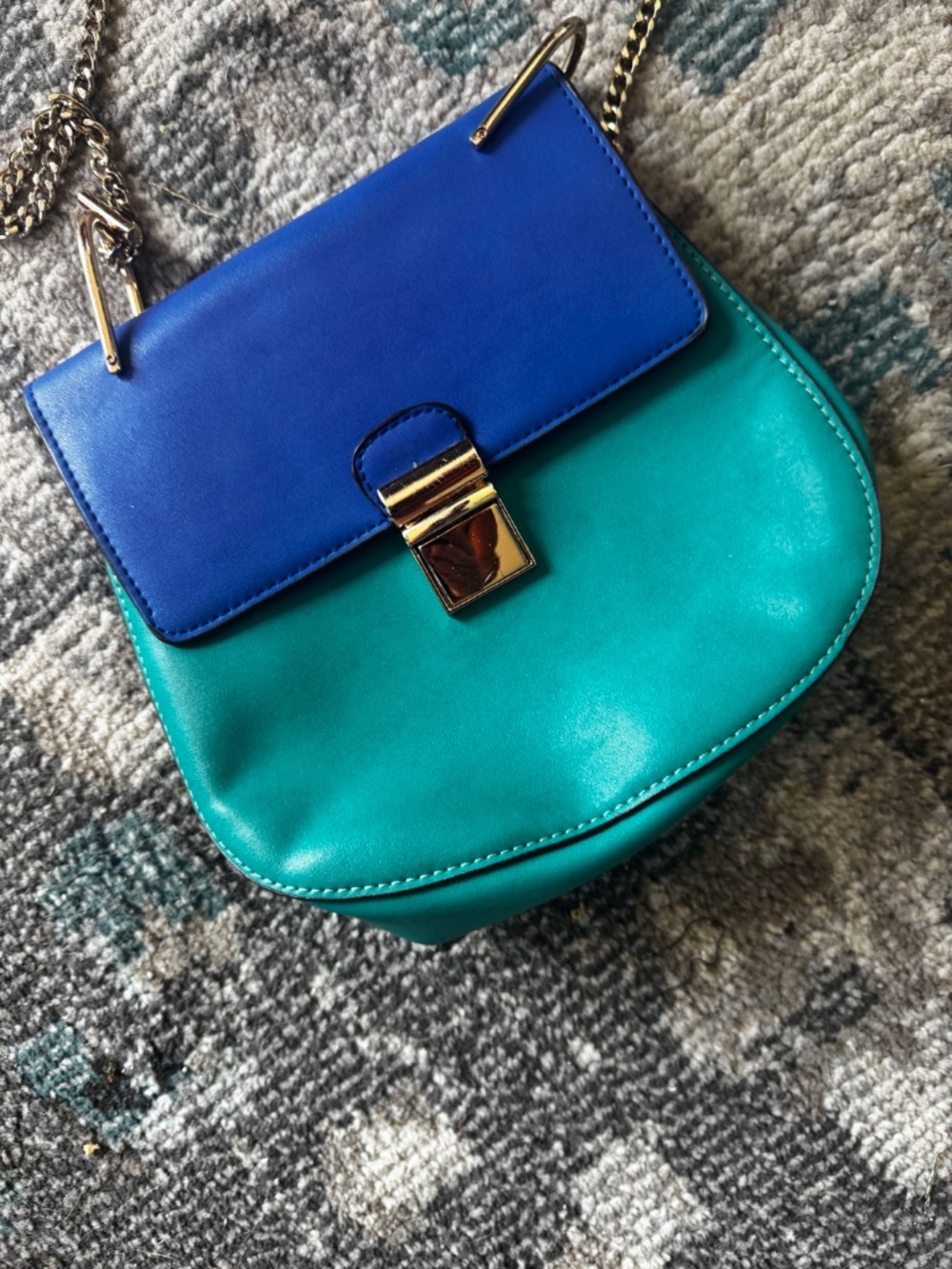 Beautiful Color Block Bag - Picture 7 of 7